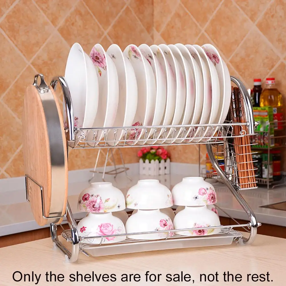 Kitchen Racks Double Layer Dish Drying Rack Shelf Holder Basket Dryer Durable Dishes Organizer Stand Kitchen Supplies Kitchen Racks Double Layer Dish Drying Rack Shelf Holder Basket Dryer Durable Dishes Organizer Stand Kitchen Supplies