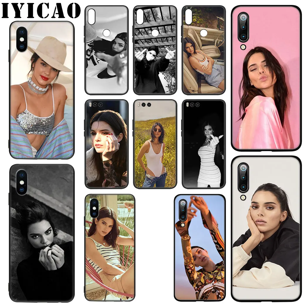 Мягкий силиконовый чехол Kendall Jenner для Xiaomi Mi 10 9 8 A3 A2 9T Pro Lite A1 CC9 CC9E 5X 6X из ТПУ |