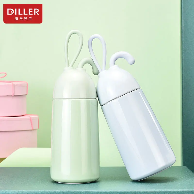 

DILLER MLH8725 Thermos Double Wall 304L Stainless Steel Vacuum Flasks Thermos Cup Coffee Tea Milk Travel Mug Water Bottle