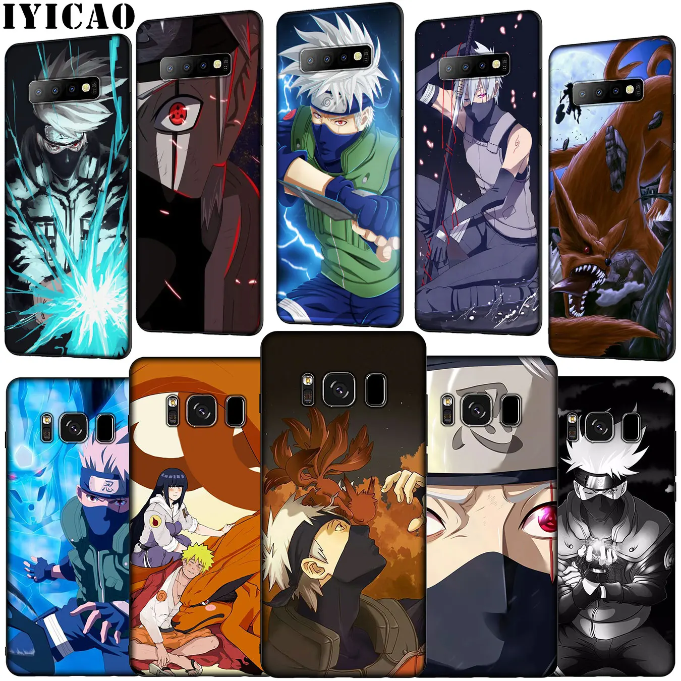 IYICAO аниме Наруто мультфильм Какаси мягкий чехол для телефона Samsung Galaxy S20 Ultra S10 Lite S9