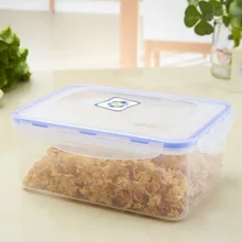 Большой размер герметичная коробка 2100 мл прямоугольный контейнер для фруктов и овощей ёмкость микроволновая замораживание холодильник коробка для хранения