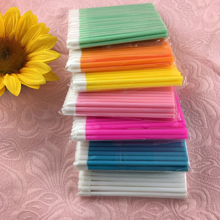 Disposable Cosmetic Lip Brush Lipstick Lip Glossy Wands Pen Cleaner Applicator Eyeshadow Gloss Makeup Brushes Tools 5/50pcs New