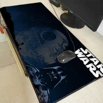 

ZSUXTC Extra Large Mouse Pad Star War Gaming Speed pad Anti-slip Natural Rubber with Locking Edge Waterproof Mat