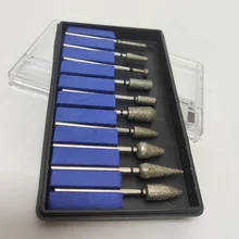 10 шт./комплект грубые и супер Корс hp алмазные Trminng резаки универсальные стоматологические лабораторные боры Алмазные DIY шлифовальный инструмент