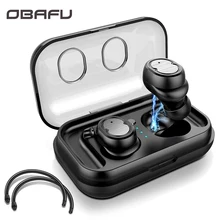 OBAFU беспроводные наушники Bluetooth V5.0 наушники беспроводные наушники стерео спортивные наушники гарнитура мощность для iPhone Xiaomi