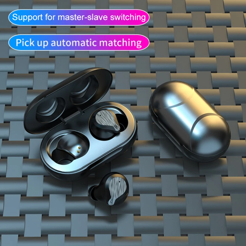 

TWS Headphones Bluetooth 5.0 Wireless Earphones CVC Noise Reduction Waterproof Headphones Stereo Sports Earbuds Dual Mic Headset
