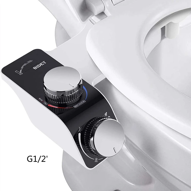 Personal Bidet Toilet Seat Attachment NonElectric SelfCleaning Dual