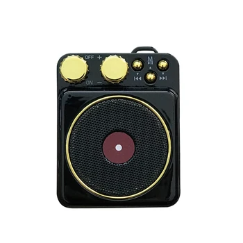 

Gifts HIFI Portable FM Radio Retro Mini Stereo USB Charging Universal Magnetic Bluetooth 5.0 Handsfree Calling Wireless Speaker