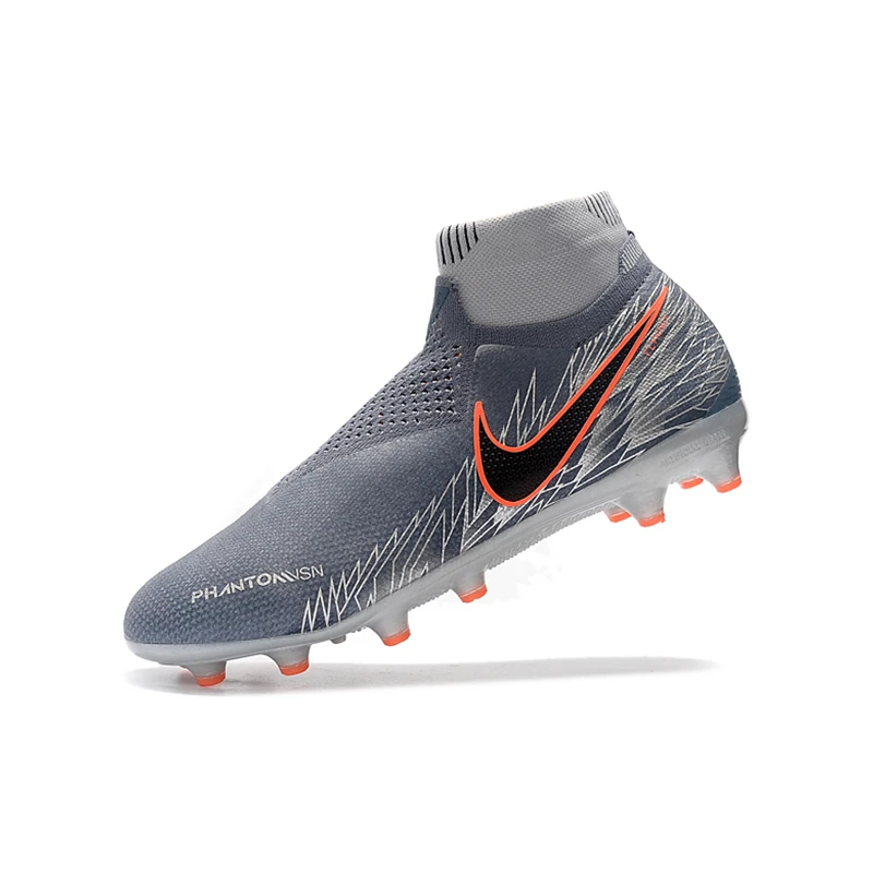 Nike Phantom VSN Elite DF AG; большие размеры 39-45 победы пакет при полной зарядке тени бесшовные кроссовки мужские Обувь для футбола футбольные бутсы с зажимом