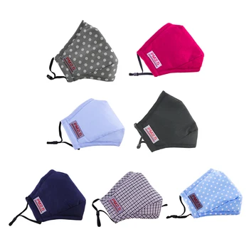 

Mouth Mask Outdoor Safety Face Cover 99% Filtration Mask Respirator Adjustable Nose Clip Anti-Pollution Cycling Face Mask