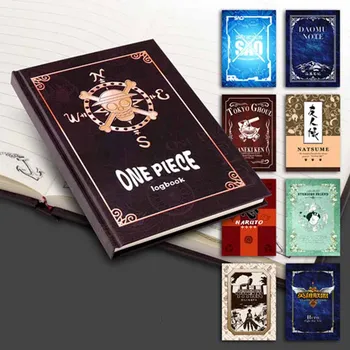 

High Quality Hard Kraft Paper Hollow Cover Pirate King Collection Hard-bound Animation Notebook Diary