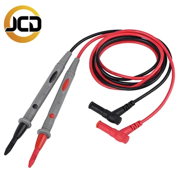 JCD Multimeter Probe Test Leads Pin for Digital Multimeter Needle Tip Multi Meter Tester Lead Probe Wire Pen Cable 20A 1000V zeast vc97 digital multimeter 3 3 4 capacitor frequency tester meter professional electric leads instruments lcd probe