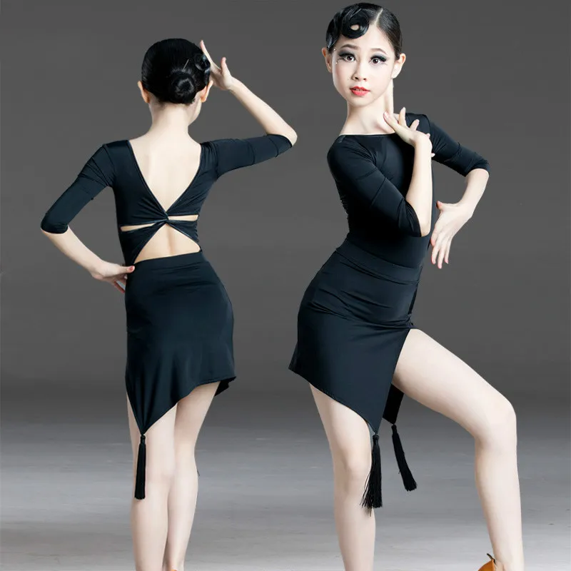 Танцевальная одежда для девочек, для латиноамериканских бальных танцев