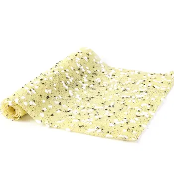 

Colorful Stone Beads Trims Hotfix Glitter Rhinestone Mesh Sticker DIY Crafts LX9E