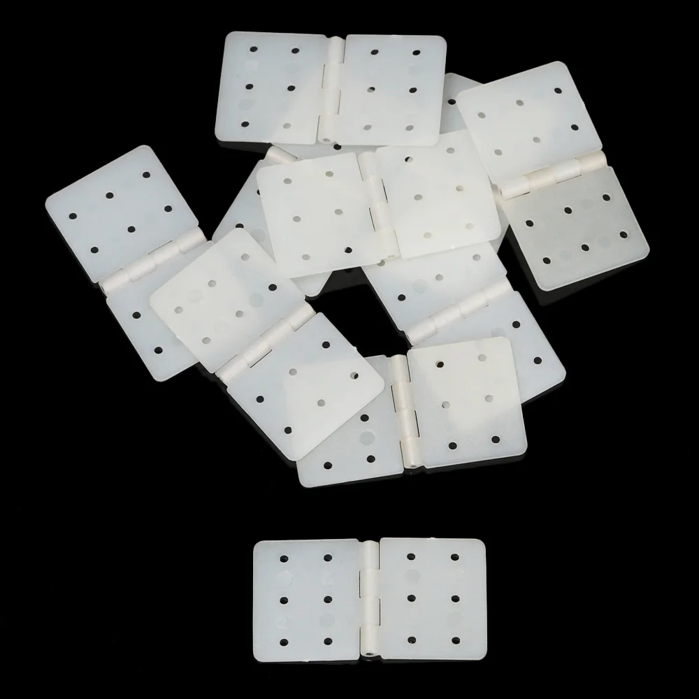 10pcs 3Size White Nylon Pinned Hinge With Removable Split Pins RC Airplane Parts Aeromodelling Model DIY RC drone Accessories
