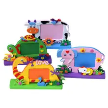 EVA пена мультфильм фоторамка для детей ребенок DIY 3D наклейки фоторамка ручной работы блок игрушка паста рамка Ремесло подарки