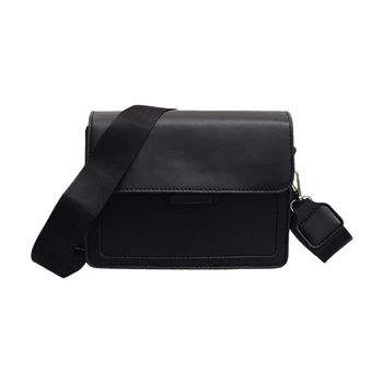 

Simple Solid Color Small Square Bag Wild Women's Bag Broadband Shoulder Messenger Bag