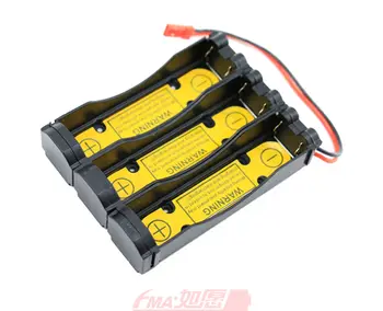 

2x Battery Holder Case for Li-ion 3.6V 3.7V 18650 Cell 1S3P Connection w/PCM