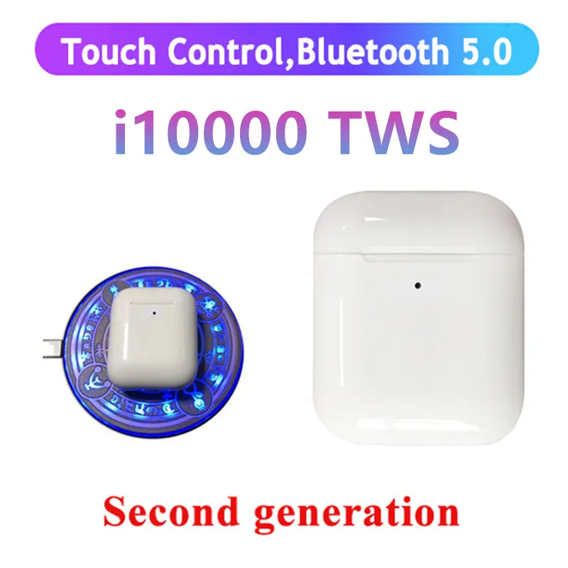 i10000 tws Smart sensor 1:1 Wireless Earphone 8D Super Bass PK i9000tws W1 H1 Chip pk i100 i200tws i500 i1000 i2000 i9000 tws