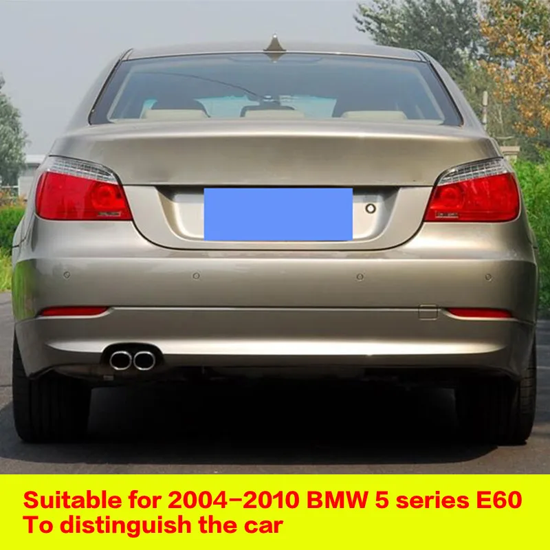 Для автомобиля спойлер BMW 5 серии E60 2004-2010 ABS углеродного волокна праймер цвет багажника заднее крыло BMW M5 545i 550i 523Li525Li530Li хвост