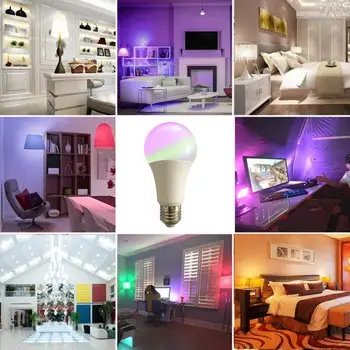 

LED Lamp Xiaomi LEDs Wifi Smart LED Light Bulb RGB Dimming indoor Spotlights Chandelier App Control for Amazon Alexa&Google Home