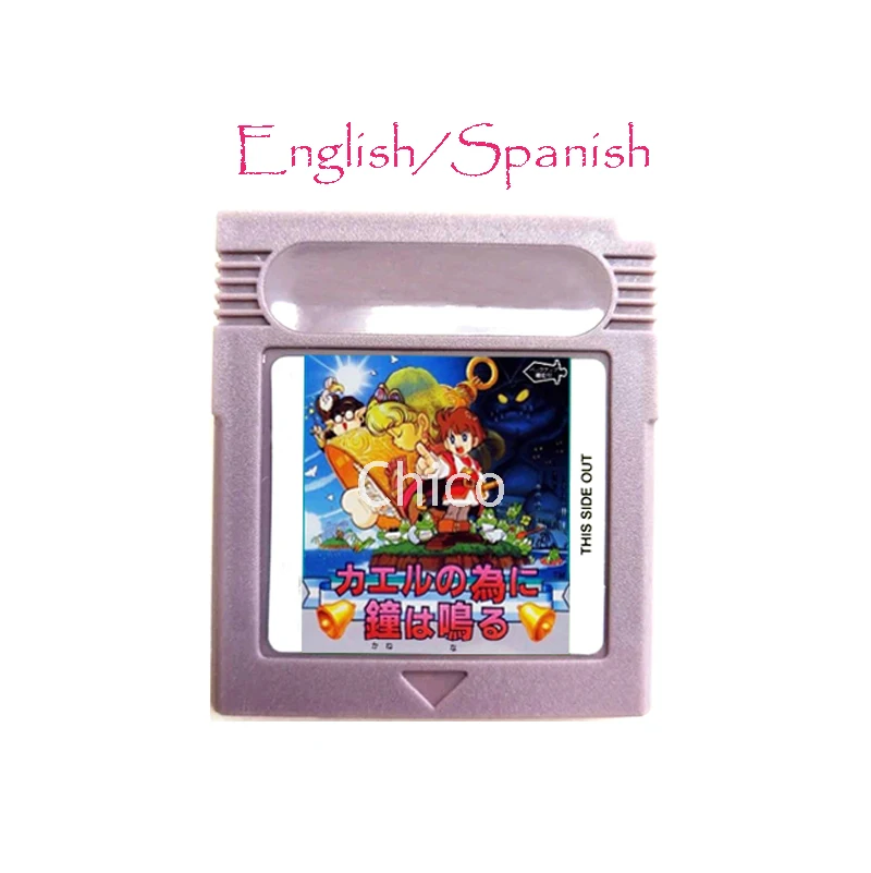 

For The Frog The Bell Tolls English or Spanish Video Game Memory Accessories Cartridge Card for 16 Bit Console