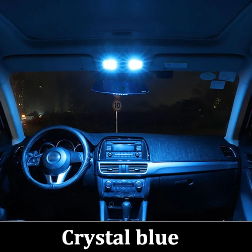 BMTxms Fit For Audi A3 8L 8V 8P A4 B5 B6 B7 B8 A5 A6 C5 C6 C7 A7 A8 D2 D3 Canbus Vehicle LED Interior Map Dome Trunk Light Kit Crystal Blue