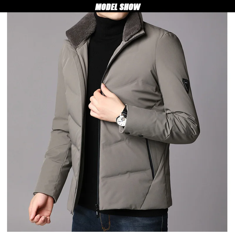 Down Jacket Men Famouse Brand Camouflage Thick Men's Down Coats Warm Windbreaker Long Coat Winter For Men High Quality Coat