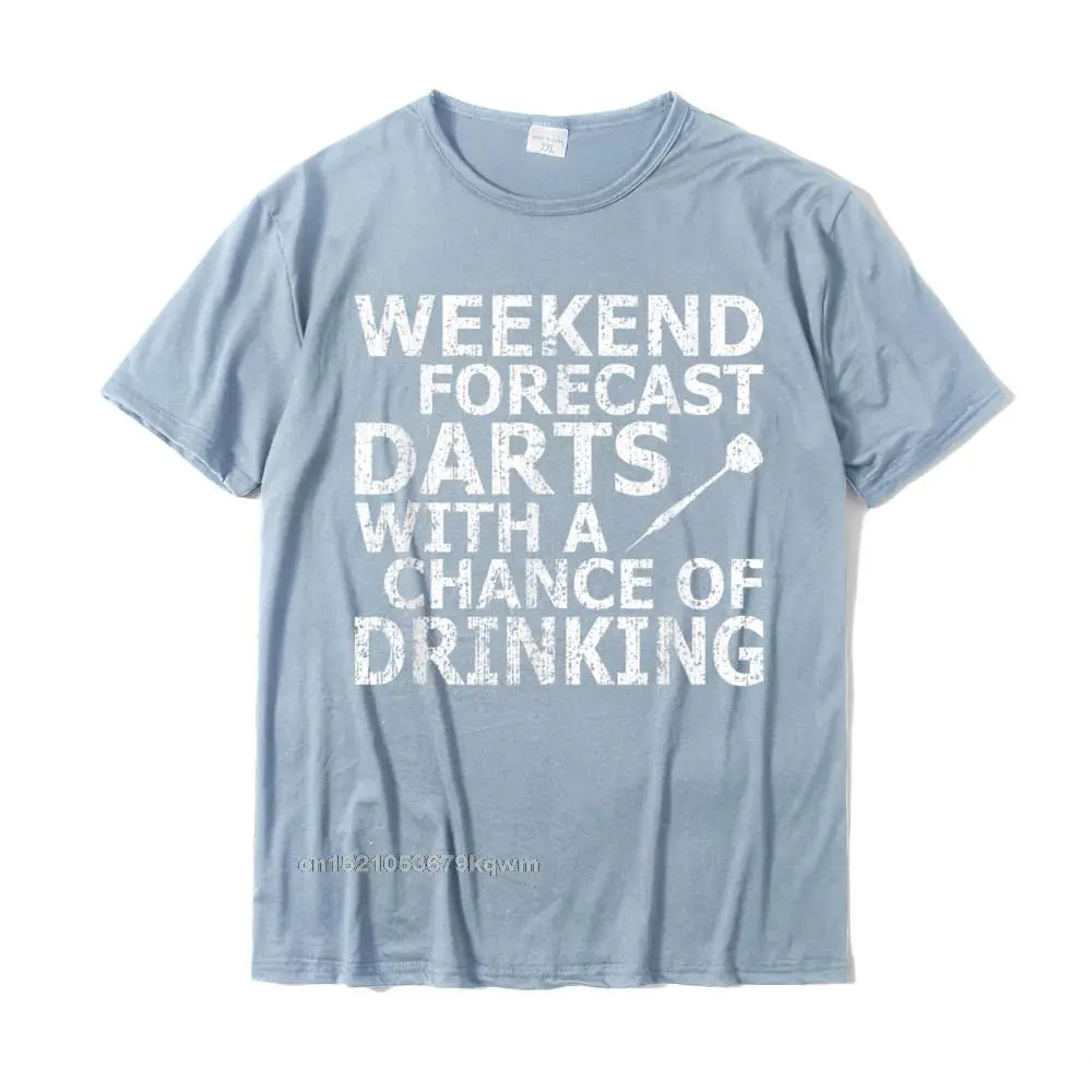 Printing T-shirts Short Sleeve Printed On New Design Young Summer Fall Tops Tees Printed On T-Shirt O Neck 100% Cotton Dart Funny Weekend Darts Drinking Gift Darts Player T-Shirt__4749 light