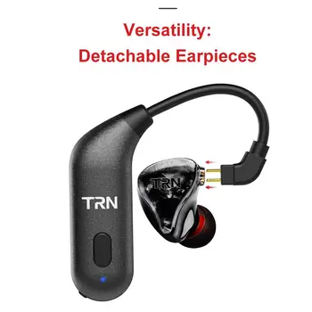 

TRN BT20S 0.75/0.78mm/MMCX APT-X HiFi Bluetooth 5.0 Cable Wireless Noise Reduction Earphone Wire