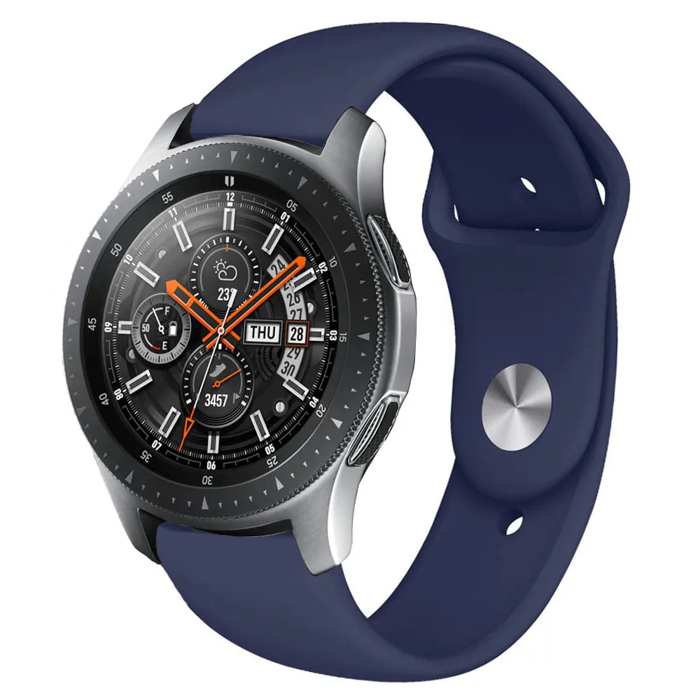 Цветной силиконовый ремешок для часов Samsung Galaxy Watch Active 42 мм 46 Gear S2 S3 Amazfit Bip|Ремешки