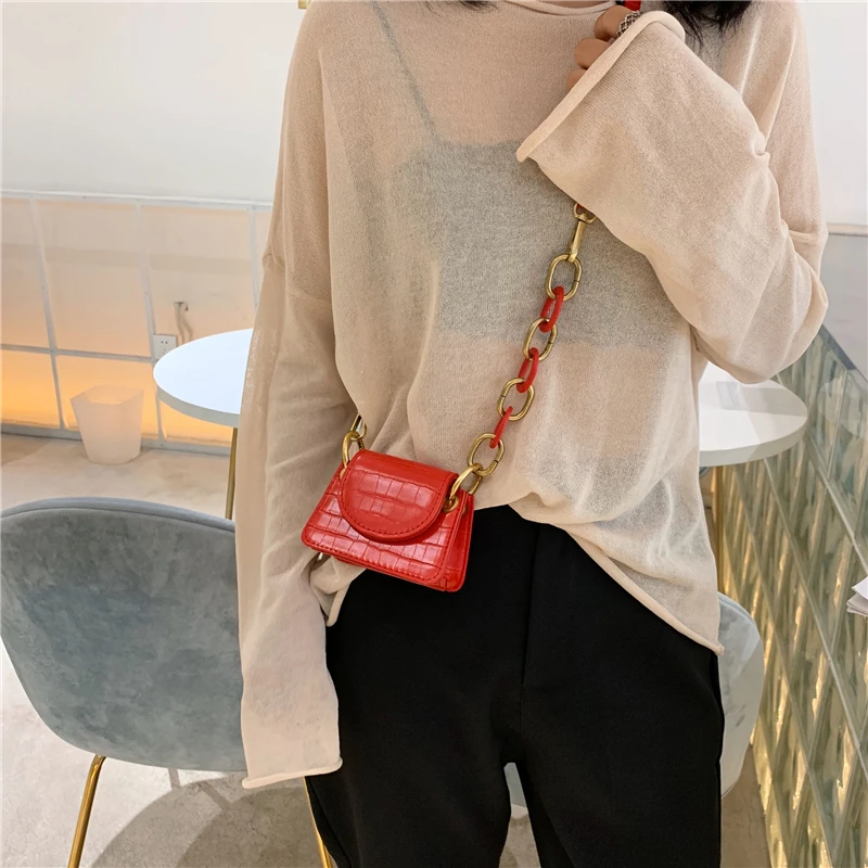 Женская мини-сумка-ведро с цепочками, сумки через плечо для подарка, брендовые дизайнерские сумки-мессенджеры на плечо 2019, ретро черный