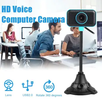 

USB Mini Computer Camera Remote Online Lesson Home Office Built-In Microphone Office Peripheral Web Camera PC video Conference