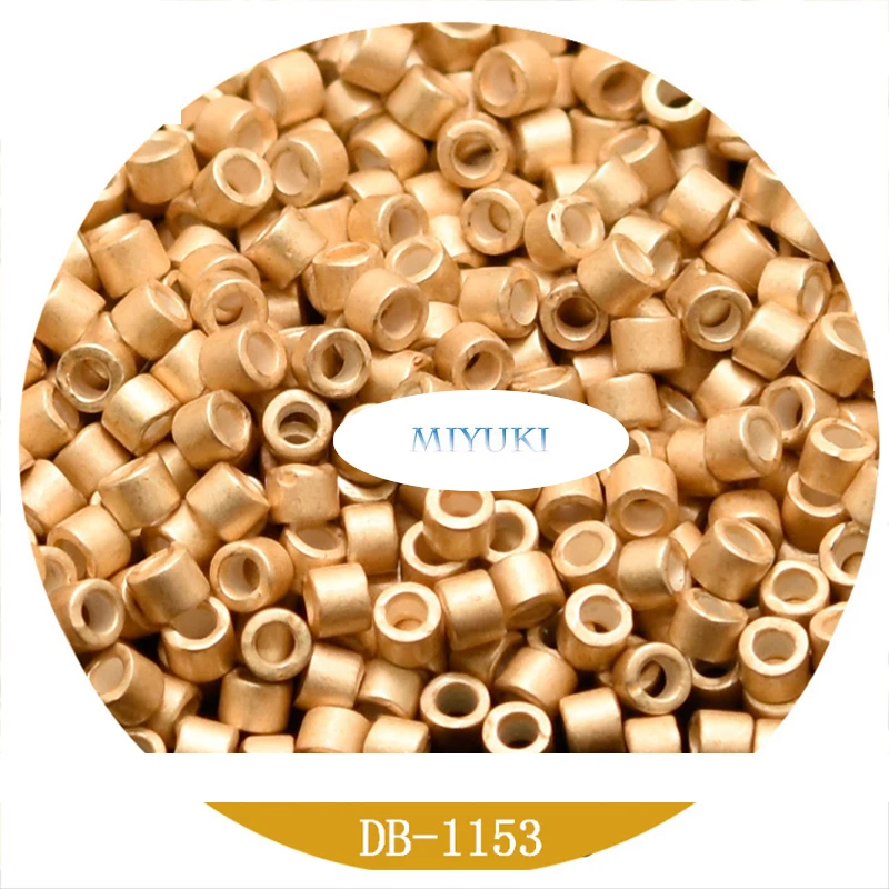 Miyuki  10G Delica Beads DB11/01.6 18-Color Matte Metal Series Beads Imported From Japan