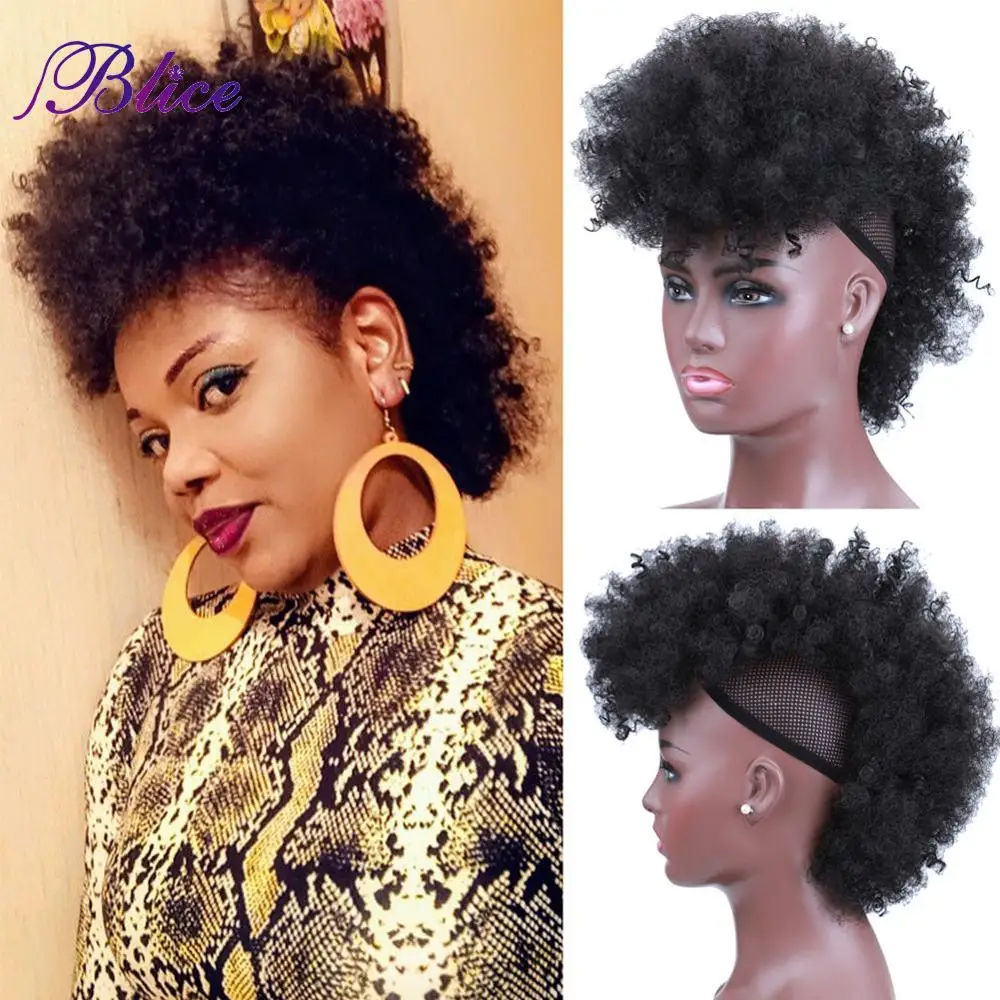 Hair Extension Clip | Frohawk Wig | Mohawk Wigs | Hairpiece - Synthetic  Chignon(for White) - Aliexpress