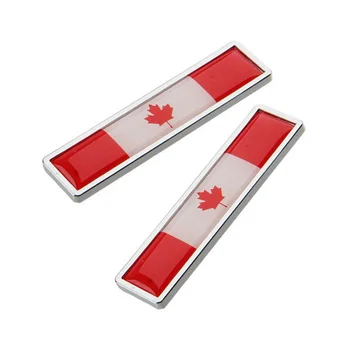 

100% Brand New Car Styling Canadian Flag Logo Auto Sticker Canada Emblem Badge Decal Accessorie Suitable For All Cars Motorcycle