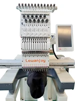 Factory Direct High Quality Single Head Industrial Embroidery Machine With Wheels Customize Clothing Cap 9/12/15 Needles