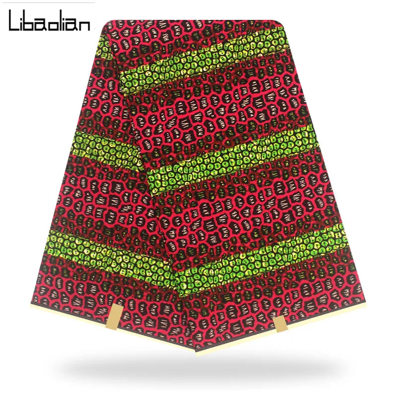 Африканский батик ANKARA воск настоящая печатная ткань Самый дешевый дизайн ткань африканская печать ткань F909-05