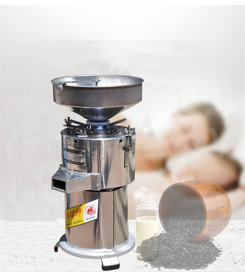 Electric Stone Mill Grinder Tahini Peanut Sesame Paste Making Machine