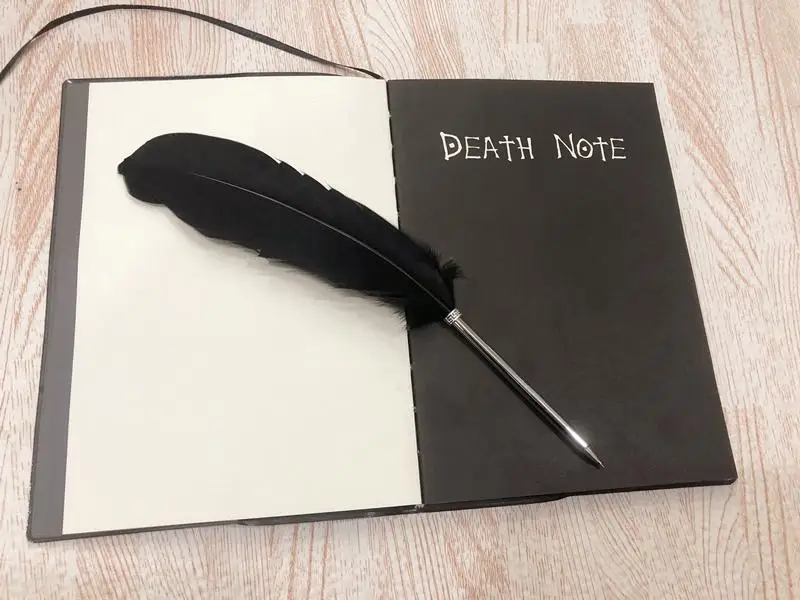 Caderno Death Note Cosplay Caderno Moda Anime Nota Morte Notas Diárias Notas  Notas Morte Capa Caderno Ótima Ideia de Presente Brochura Pode ser usado  como Diário e Caderno Durável e Deft