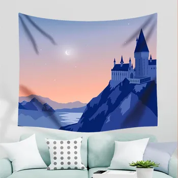 

Bohemian Night Sky Tapestry Wall Hanging Creativity Bedspread Mandala Tapestry For Living Room Bedroom Ethnic Beach Yoga Mat