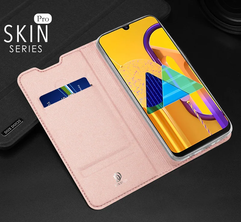 Кожаный флип-чехол DUX DUCIS для samsung Galaxy M30s Чехол-книжка