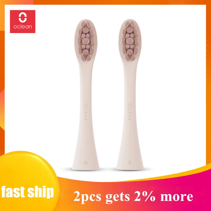 Original Oclean PW03 Brush Heads 2 Pcs for Z1 / X Pro SE Air One Automatic Sonic Toothbrush Replacement | Бытовая техника