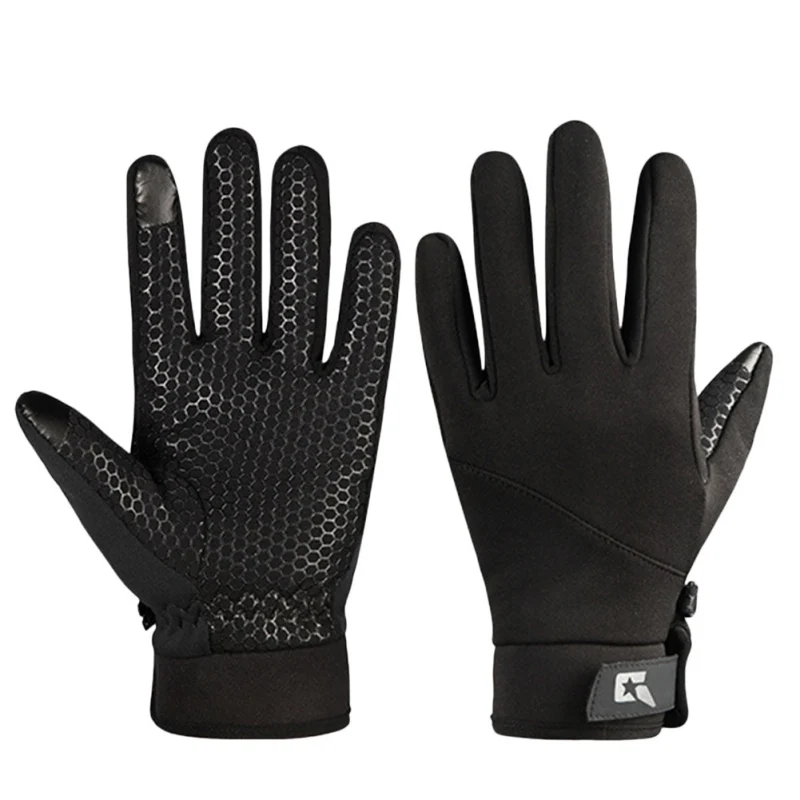На открытом воздухе для верховой езды Водонепроницаемый перчатки Для мужчин Для женщин зимние Сенсорный экран Ветрозащитный митенки, перчатки для женщин Зимний спортивный теплый бархат велосипедные перчатки