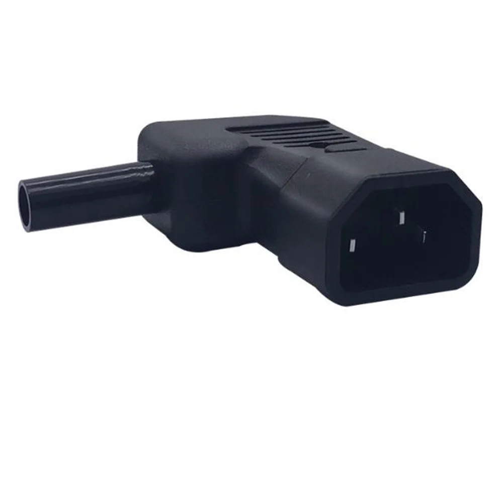 Черное колено 10A 250V IEC320 C13 / C14 шасси шнур питания переменного тока для адаптера