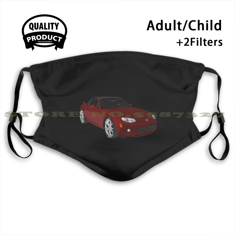 Mazda Miata Nc Summer Hot Sale Print Diy Masks Waifu Japanese Anime Car Scene Slap Drift Drive Drifting Touge Culture | Аксессуары для