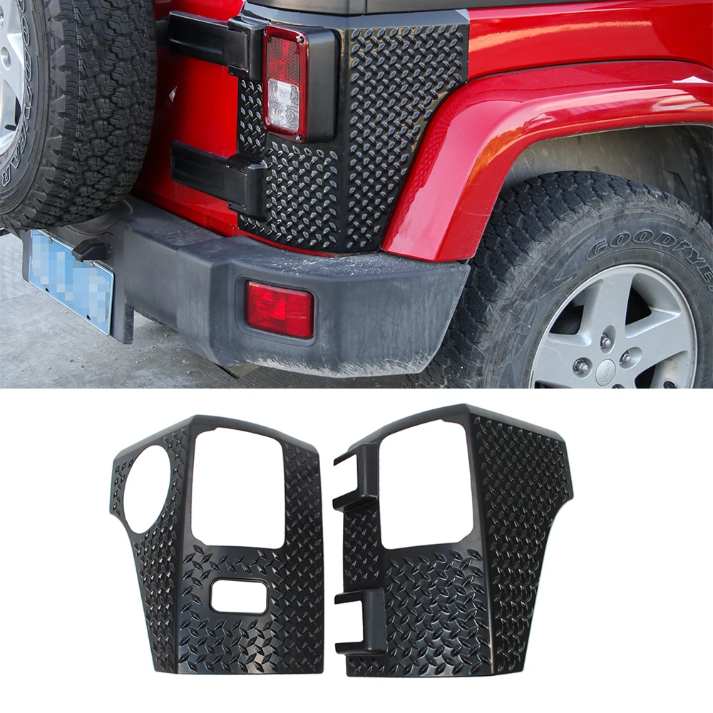

Car Tail Light Wrap Angle Decoration Cover for Jeep Wrangler JK JKU 2007-2017 Taillight Surround Protector External Accessories