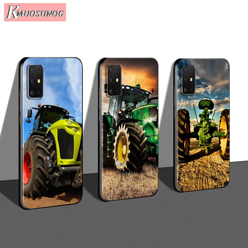 

Black Cover Farm Vehicle Tractor for Samsung Galaxy S11 S11E S10 S10E S9 S8 Plus S7 S6 Note 10 Pro 9 8 Phone Case