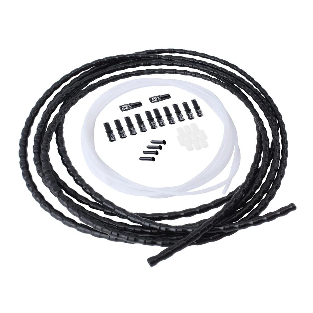 Universal Bike Shift Derailleur Cable & Brake Cable Housing Replacement Kit for Moutain Road Cycling Bicycle Parts