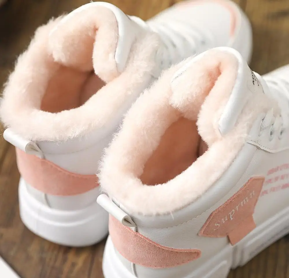 Very Good Quality Outdoor Winter Plush Casual Shoes wear Female Snow Boots Footwear zapotos mujer Warm sneakers